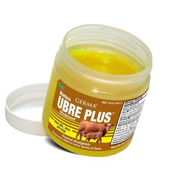 UBRE PLUS Manteca TeaTree Oil Analgesic Ointment Sprain Joint Muscle Pain 3 pack