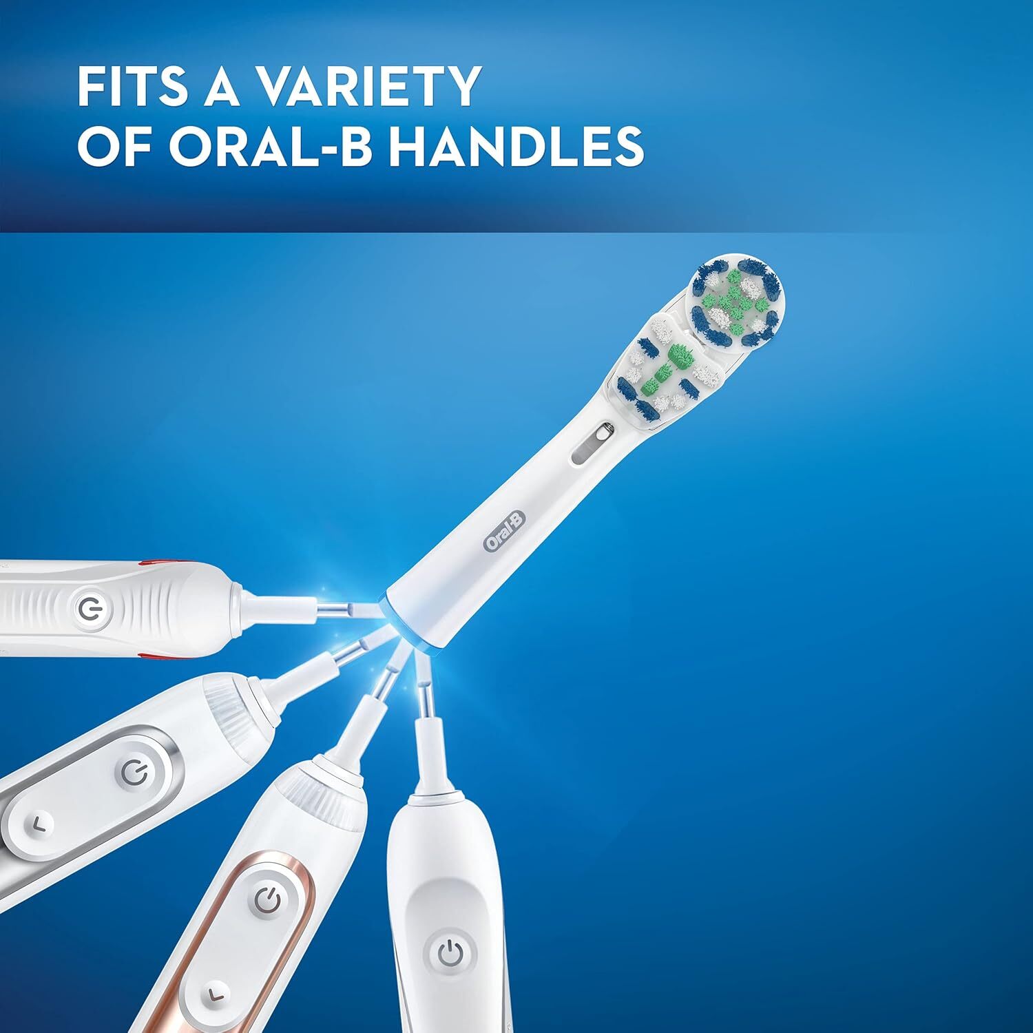 2 pairs of 3 count Oral-B Dual Clean Electric Toothbrush Replacement Heads