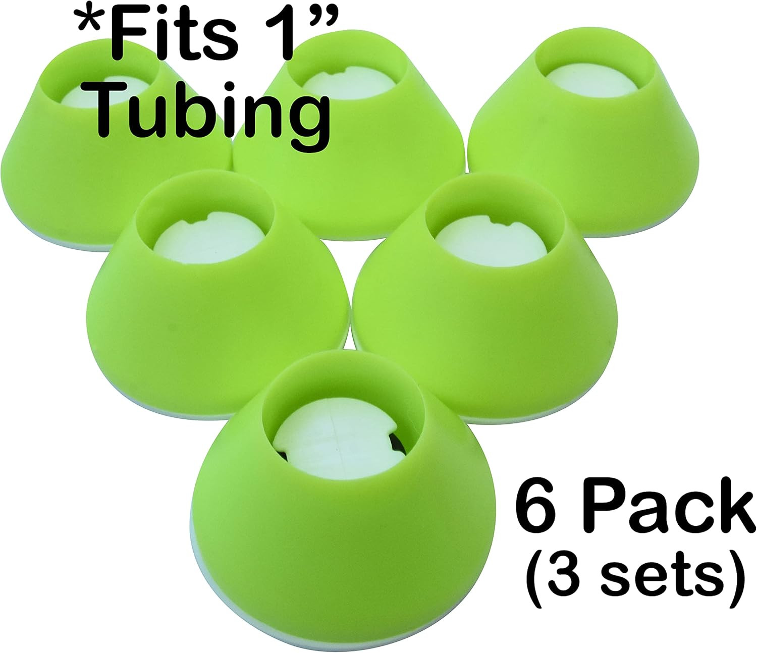Walker Coasters, Tennis Ball Yellow 6 Pack by Easy to Use Products – Longer Last