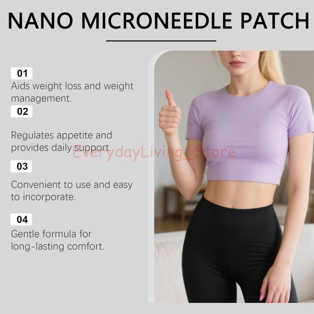 3-Pack Moringa Berberine NAD+ Weight Loss Patches Advanced Nano Microneedle