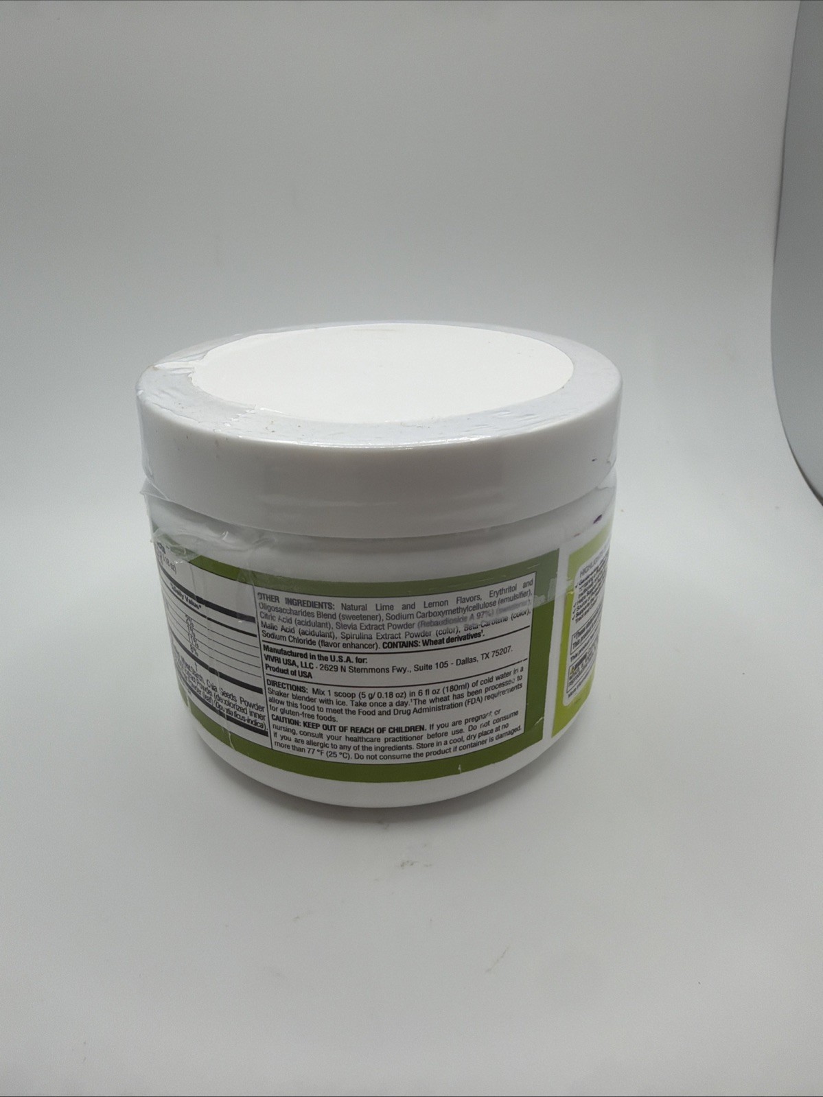 Vivri Cleanse Me. Lime Lemon Chia. Sealed. 30 Serv. BB 11/25. Free Shipping.