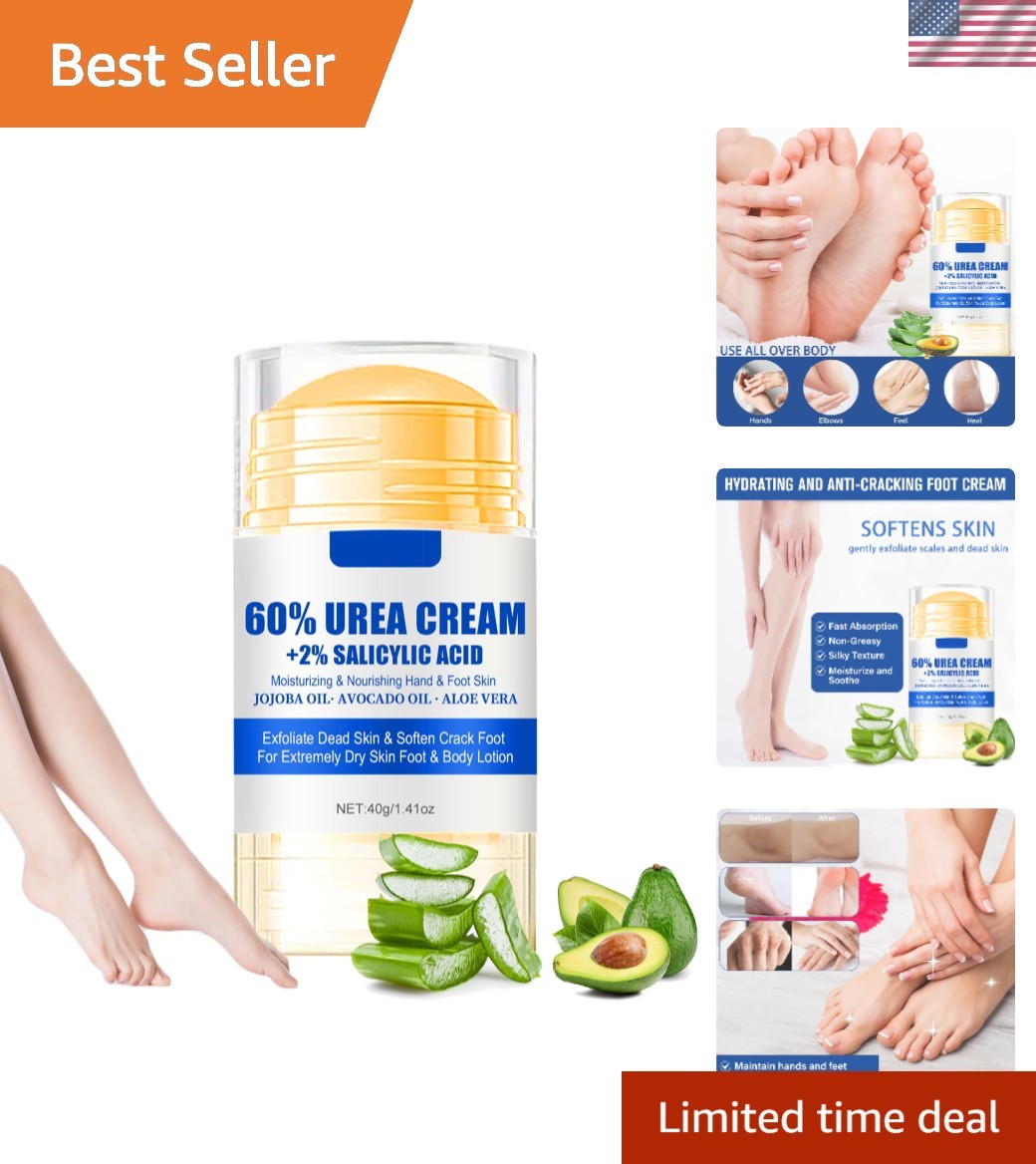Luxury Urea Cream 60% with 2% Salicylic Acid for Deep Hydration & Softening