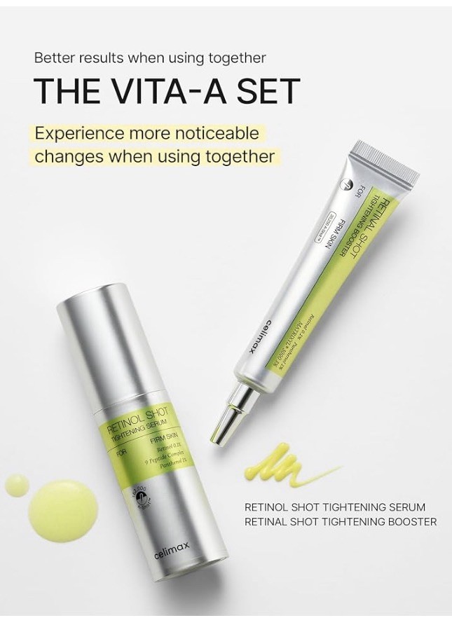 CELIMAX The Vita A Retinal Shot Tightening Booster | 0.1% Retinal – 15ml / 0.5OZ