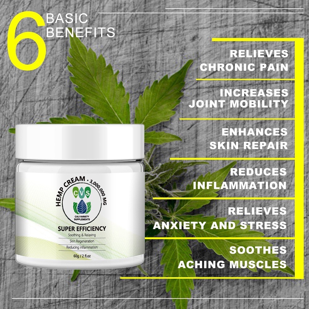 (5)Bottle hemp cream 3000,000 Super Efficiency