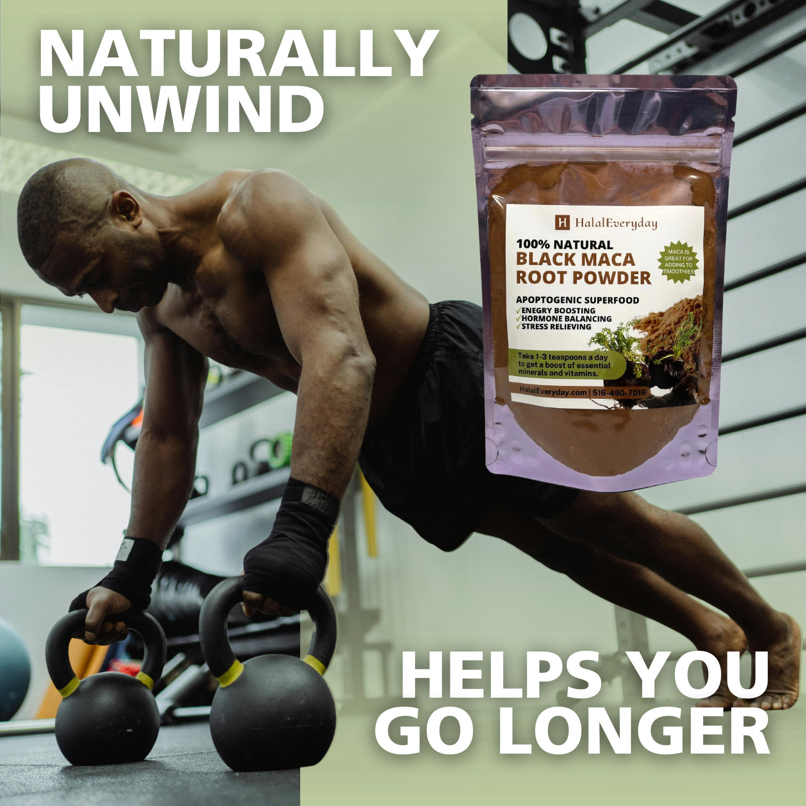 Maca Root Powder – 100% Pure Natural Raw NON-GMO Peruvian Superfood Healthy Bulk