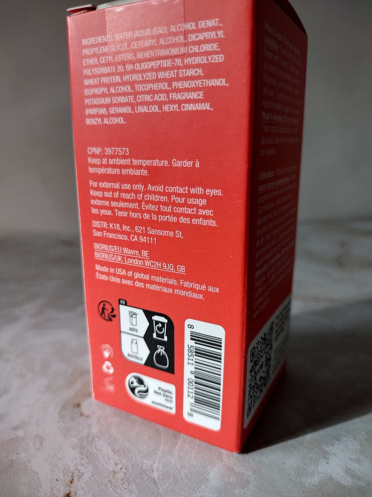 K18 Biomimetic Hairscience Leave-in Molecular Repair Hair Mask 50ml NEW & SEALED