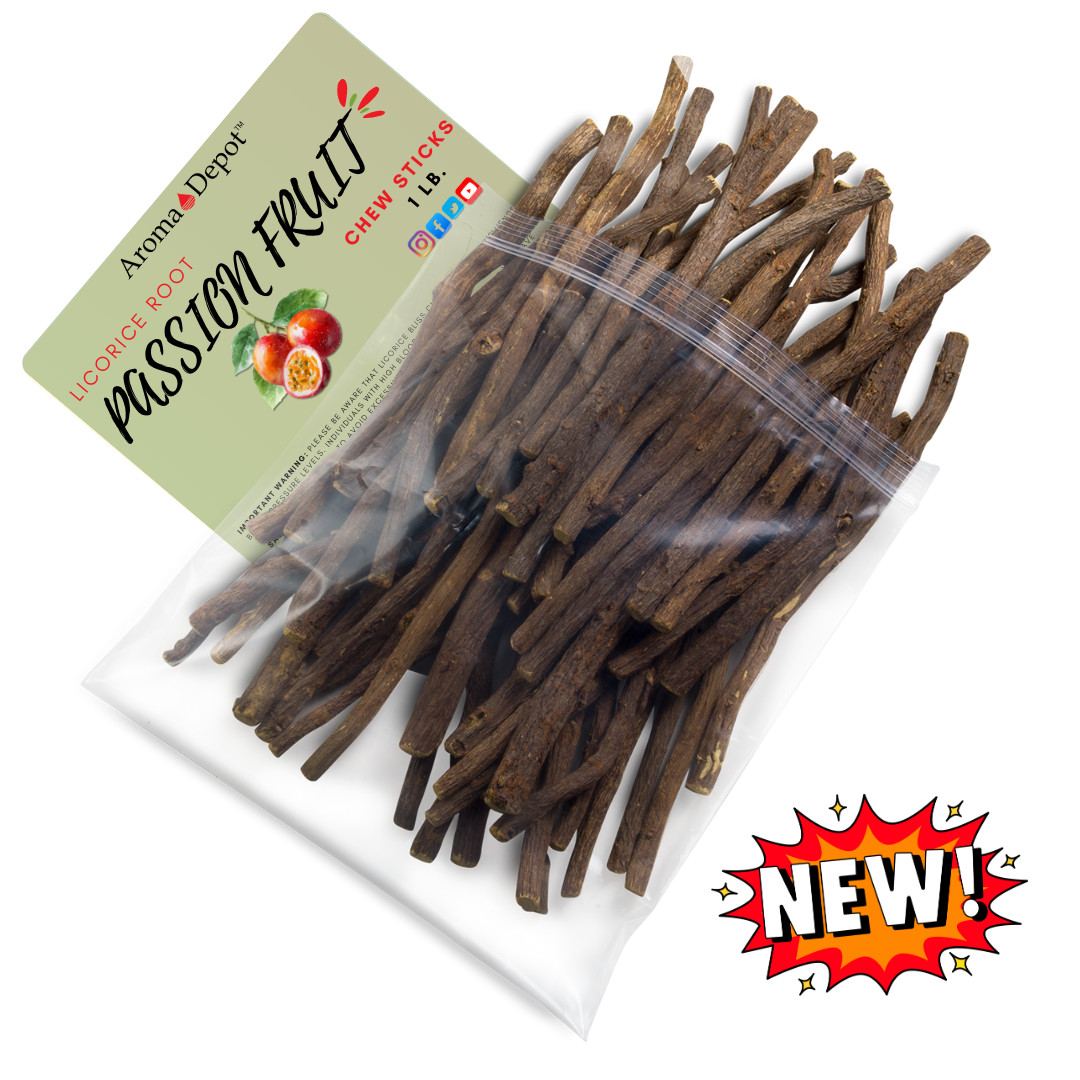 Licorice Root Chew Sticks Bulk 100% Pure Natural Flavored Glycyrrhiza Glabra