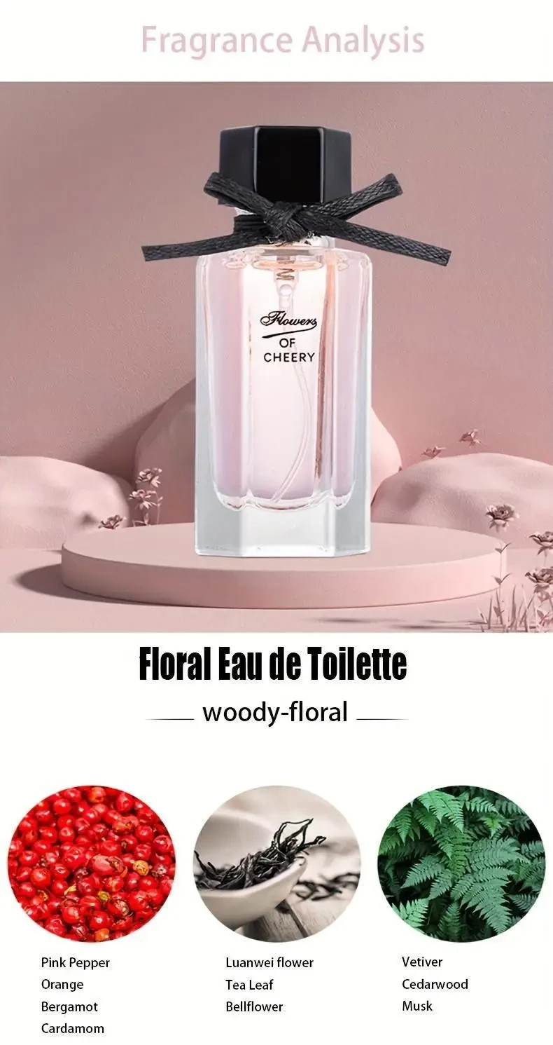 Women’s Perfume Gift Box Set – Fresh Floral Long-Lasting Scent
