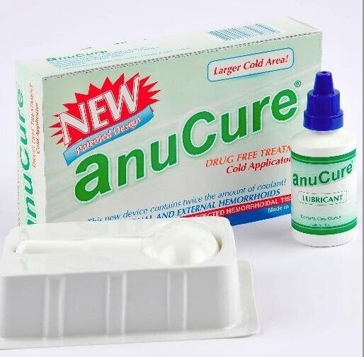 AnuCure Hemorrhoid Relief Device – 100% Natural Cooling, Reusable, drug-free