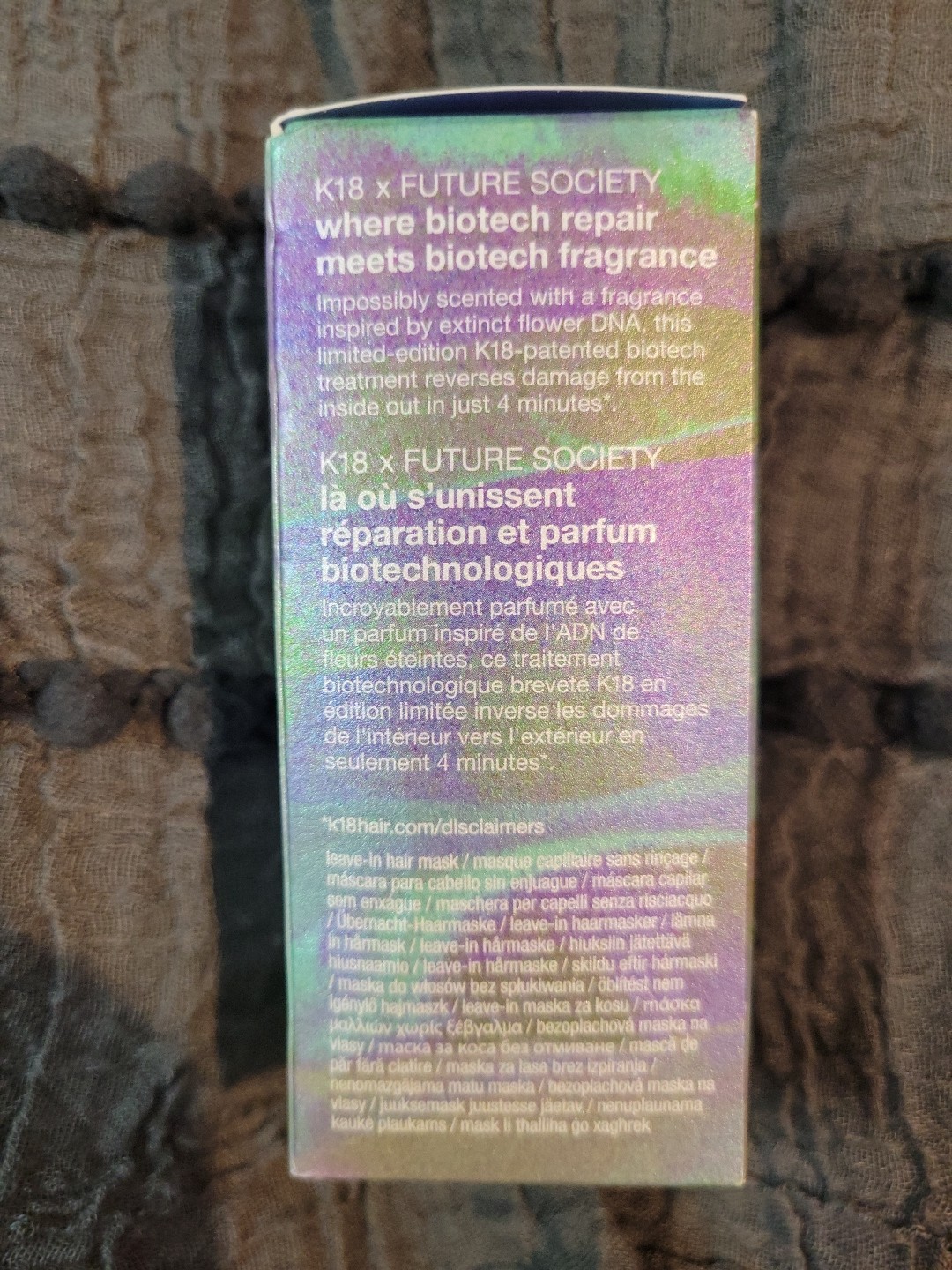 K18 x Future Society Leave-In Molecular Repair Hair Mask, 1.7 Oz. * Benefits CZ
