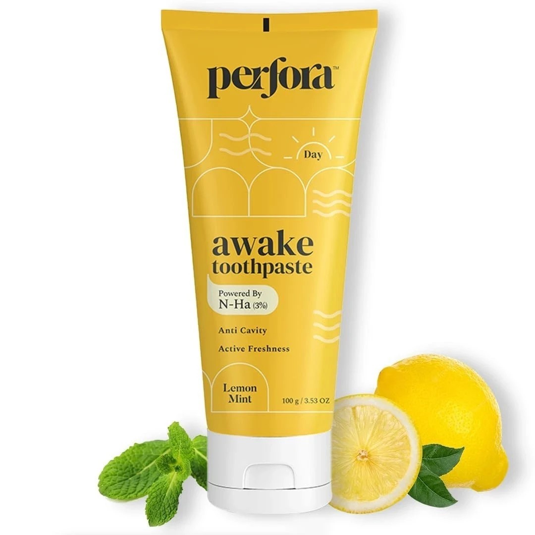 Perfora Awake Toothpaste Healthy Gums & Oral Care Lemon Mint Pack of 1,100gm