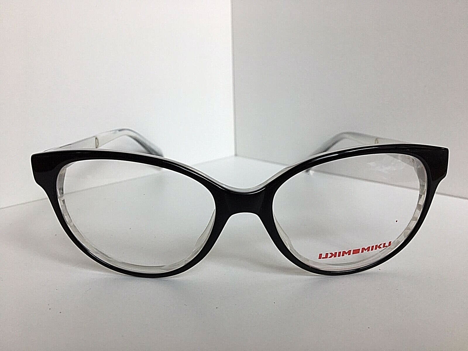 New Mikli by ALAIN MIKLI ML17R12 M01 54mm Black White Women’s Eyeglasses Frame .
