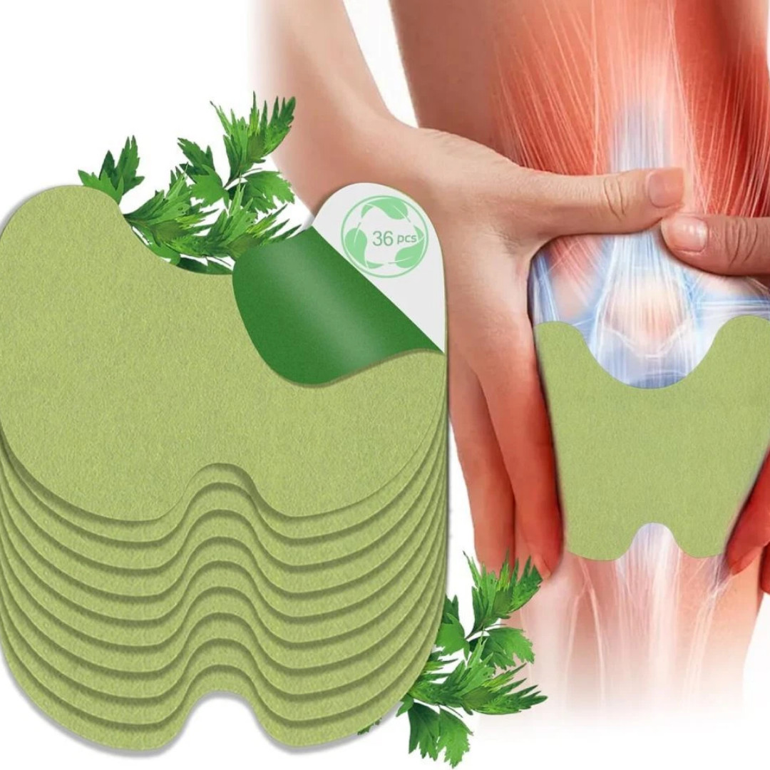 120pcs Herbal Knee Patch Wormwood Plaster for Knee Support & Muscle Pain Relief