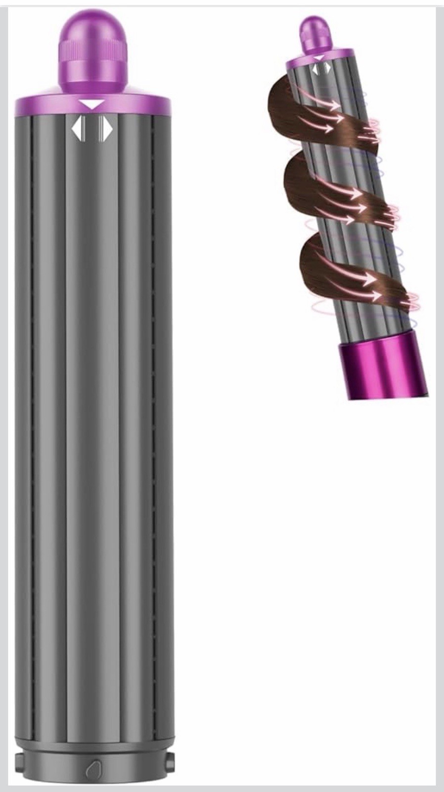 Long barrel curl Multi Direction 1.6 in for Dyson Airwrap Hair Styler HS01 05 8