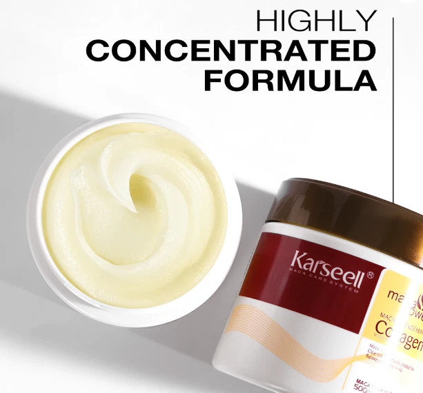 KARSEELL Collagen Hair Mask Treatment Deep Repair Dry Hair 500ml/16.9oz