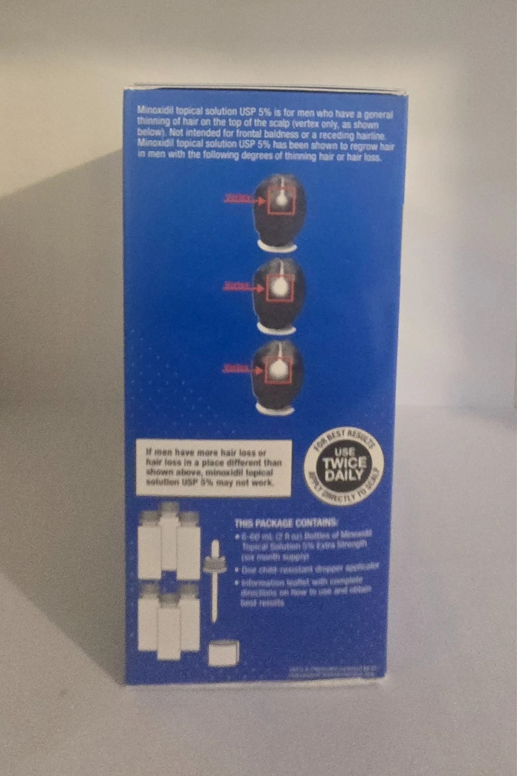 Kirkland Minoxidil 5% Extra Strength Men Hair Regrowth Treatment (Exp. 2029)