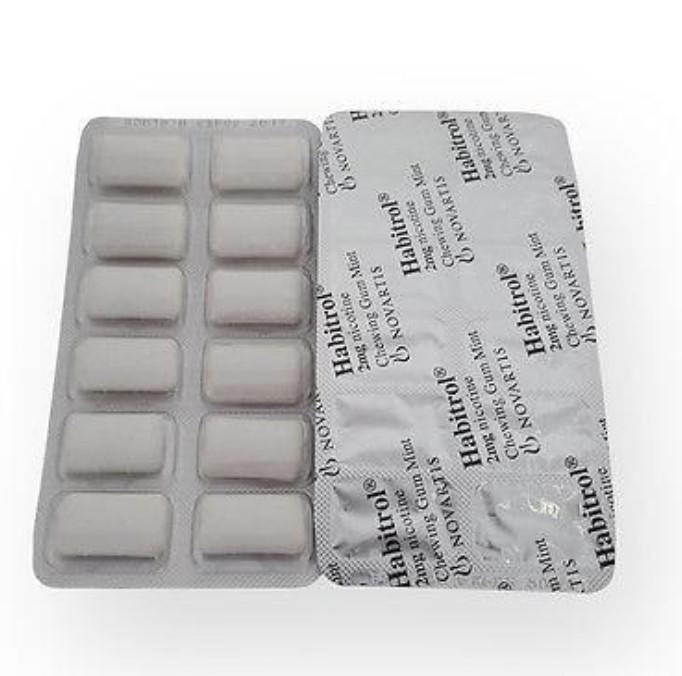 Habitrol Nicotine Gum 2mg MINT 816 pieces 4 New BULK Box Size – QUIT Smoking Now
