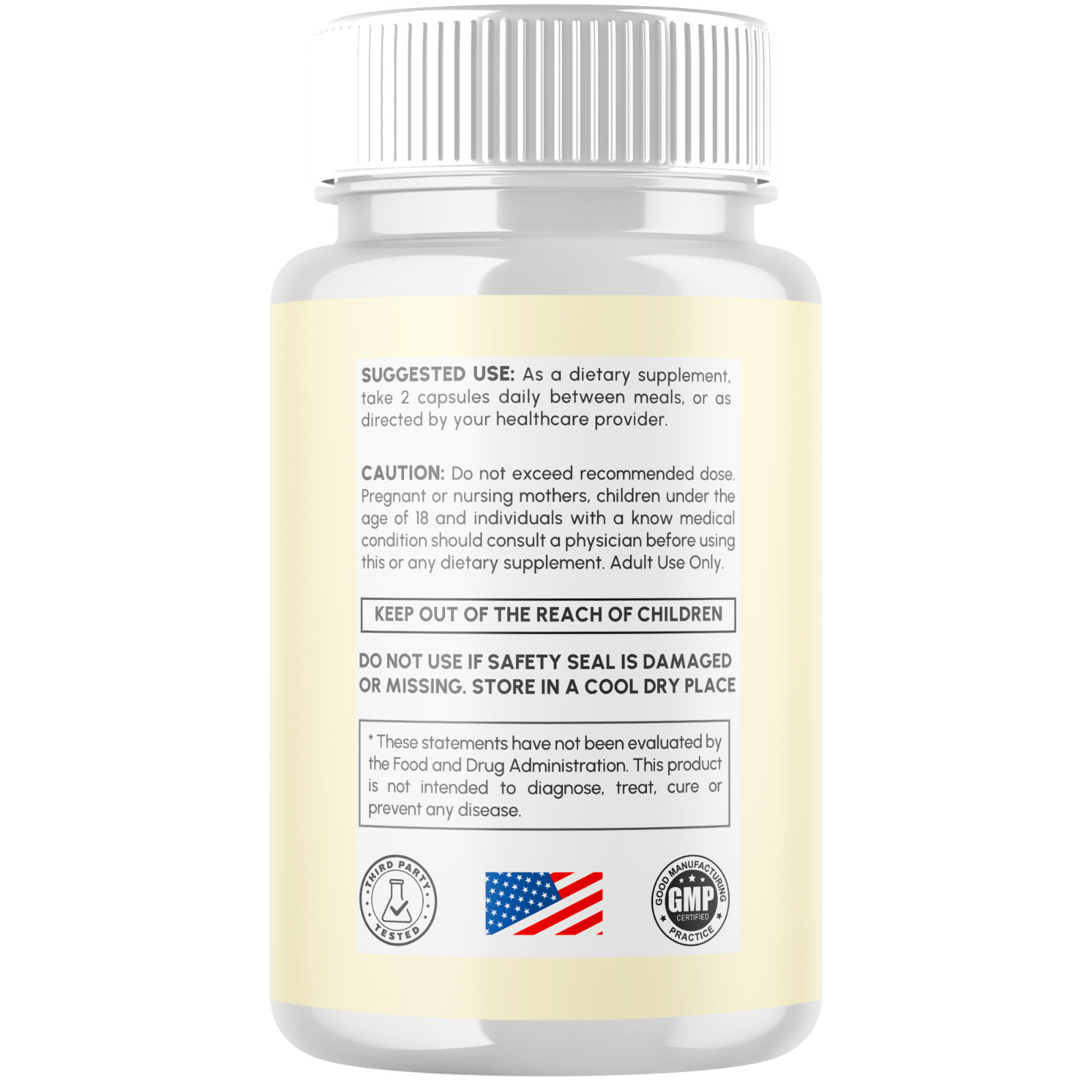 (5 Pack) Pineal Activator Nootropic All Natural Brain Supplement 300 Capsules