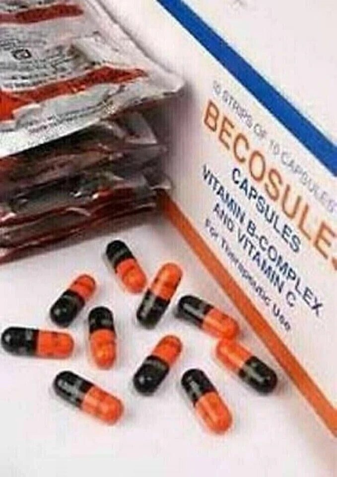 Becosules Multivitamin ,Vitamin C & B-Complex Vitamins – 200 Capsule + Free Ship