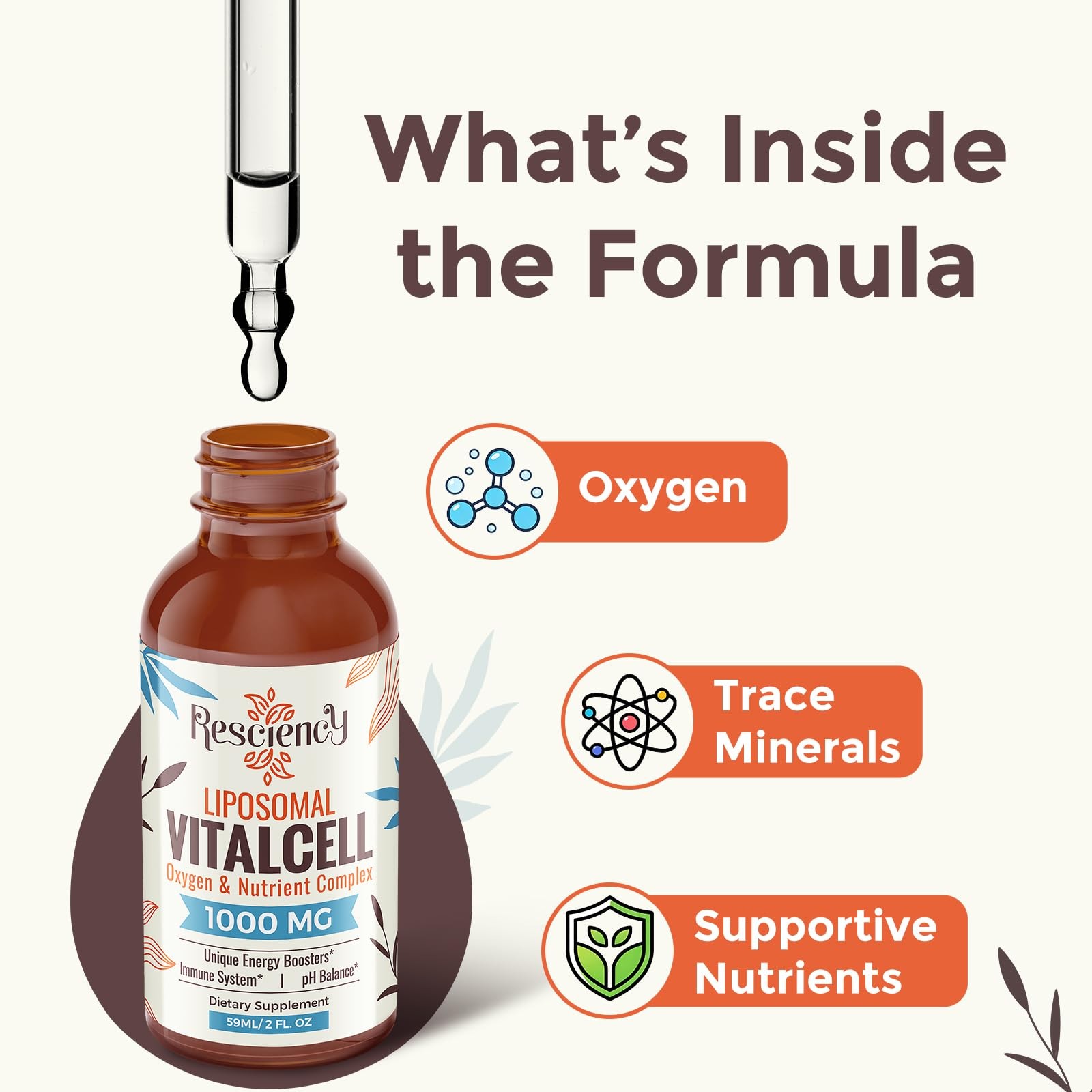 13in1 Liquid Oxygen Boost & Nutrient Supplement, Liposomal OptimizedDelivery …