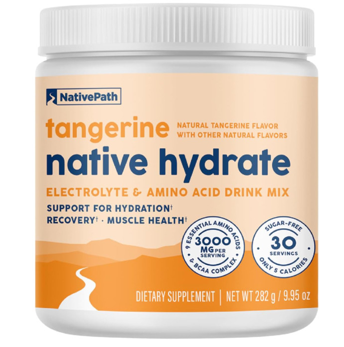 NativePath Hydrate, Zero Sugar, 30 Servings