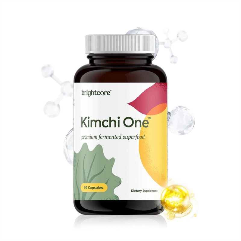 Brightcore Nutrition Kimchi One Kimchi Powder 90 Capsules Probiotics Enzymes US