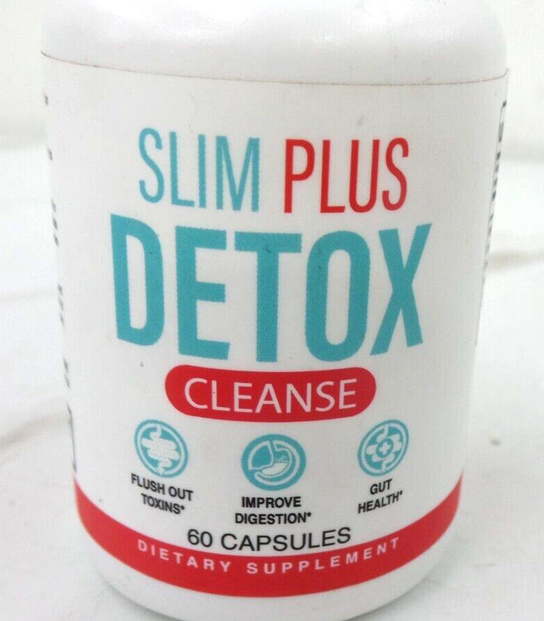 SLIM PLUS DETOX CLEANSE 60 CAPSULES EXP: 12/25 (G133173-1 B-15)