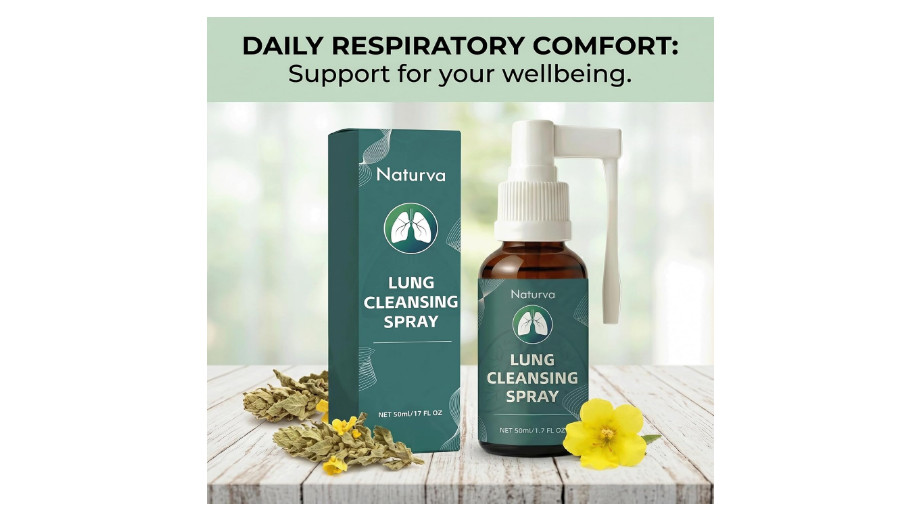 Naturva Lung Cleansing Spray,Calendula Leaf Extract Spray Herbal Lung Cleanse Sp