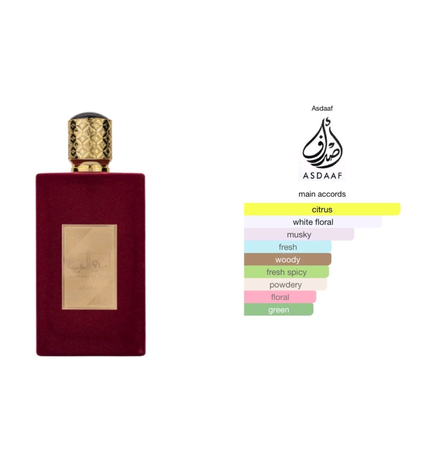 Ameerat Al Arab Eau De Parfum by Asdaaf, 100ml