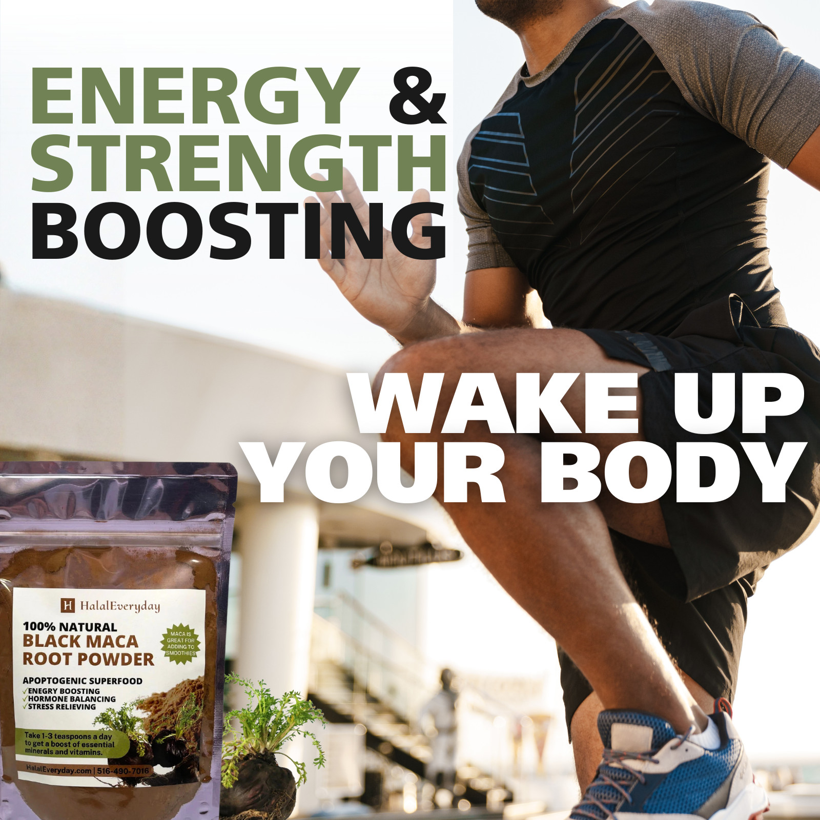Maca Root Powder – 100% Pure Natural Raw NON-GMO Peruvian Superfood Healthy Bulk