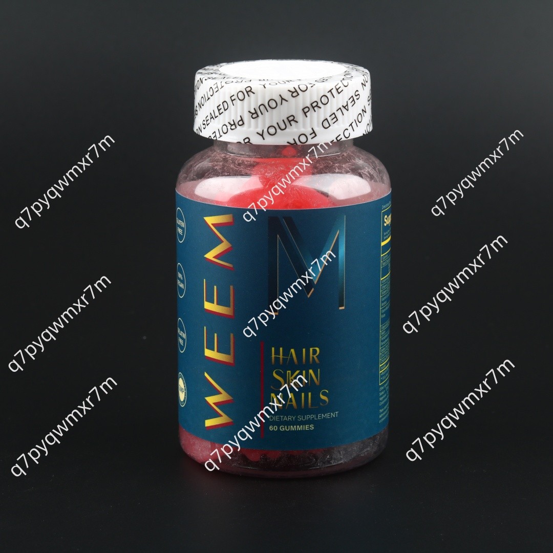 1-3 Packs WEEM Hair Skin Nails Gummies Vegan Biotin Vitamins for Healthy Hair