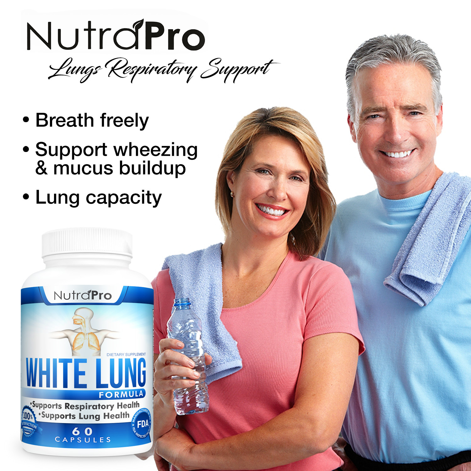 White Lung – Lung Cleanse & Detox.Support Clear Lungs a Healthy Lungs Supplement