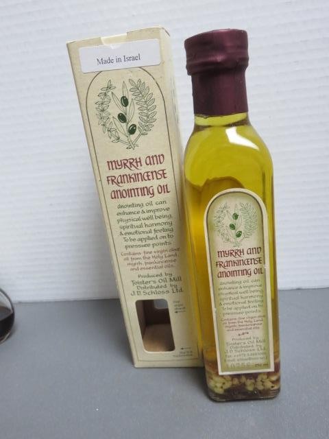 Myrrh & Frankincense Anointing oil perfume Israel 250 ml NIB Millenium Treasure