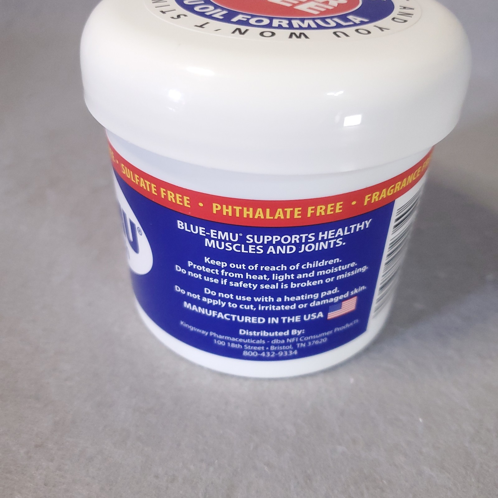 Original BLUE EMU Super Strength Topical Cream 12 oz EXP 2029