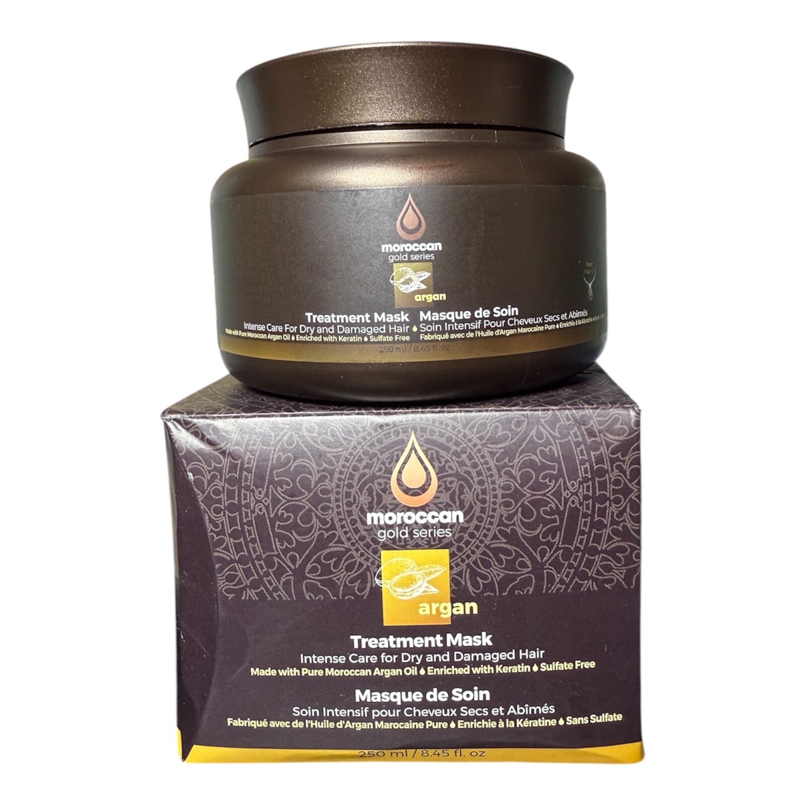 Moroccan Gold Series – Argan Treatment Mask for dry and damaged hair 250ml