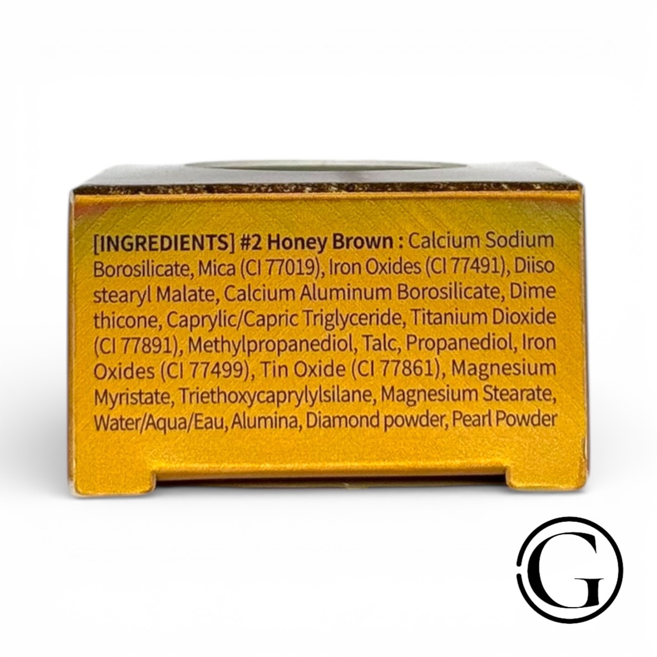LOT OF 2 Touch in Sol Metallist Sparkling Foiled Pigment 2 HONEY BROWN