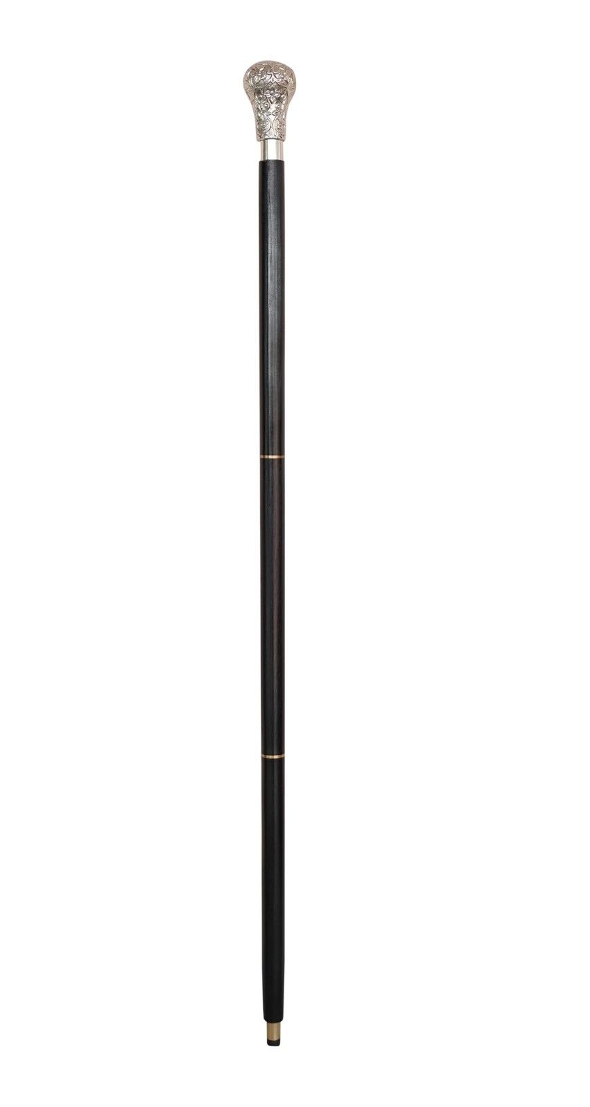 Replica of Bat Masterson Brass Walking Stick with Silver As show in picture