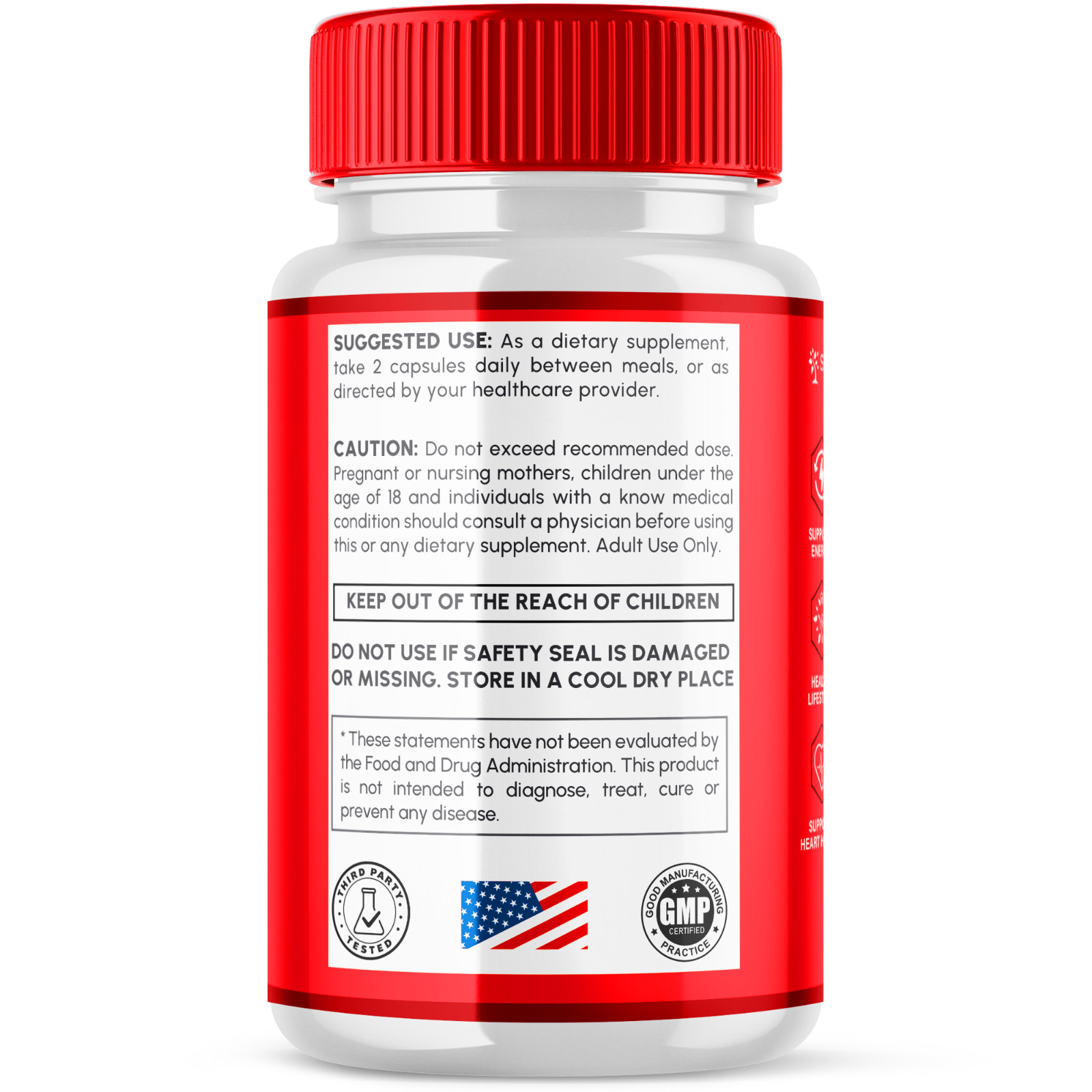 (2 Pack) Heart Freedom Blood Support Advanced Glycogen Supplement 120 Capsules