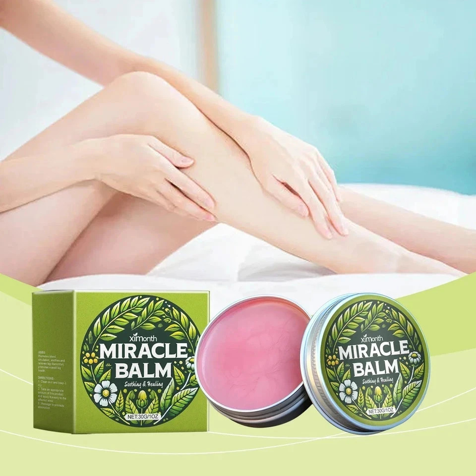 3x Miracle Balm Soothing Joint Cream for Back, Hands, Feet and Body Cream 30g