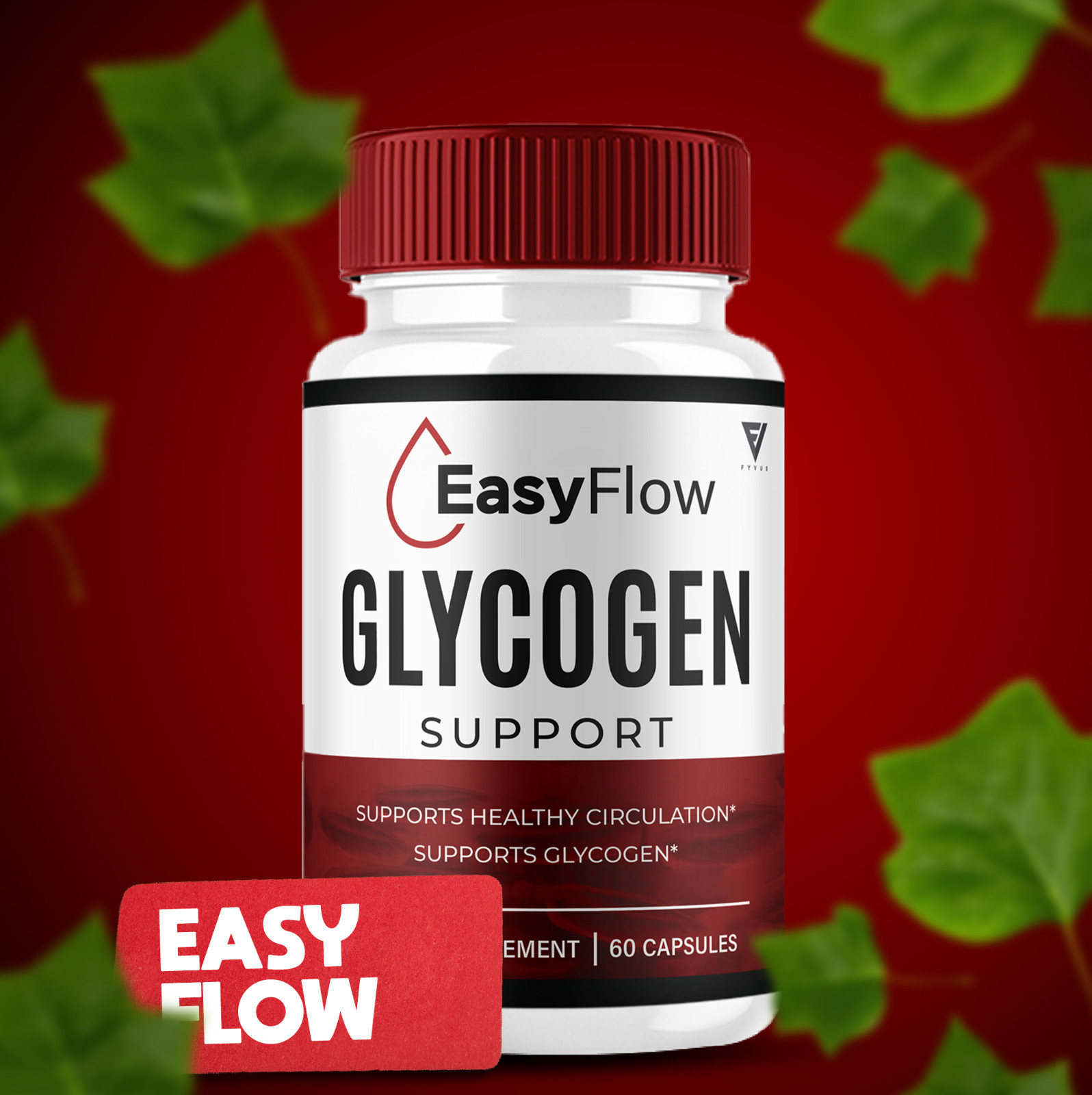(5 Pack) Easy Flow Glycogen Support Capsules, Easy Flow Pills (300 Capsules)