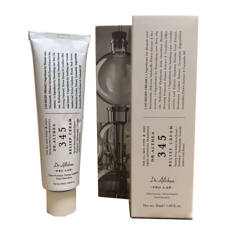 345 Relief Cream 1.69 Fl Oz Soothing Moisturising Face Cream for Skin