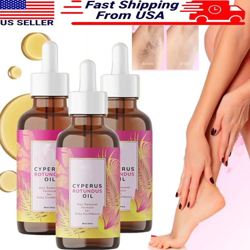 5PCS Cyperus Rotundus Oil – 60ml Natural Cyperus Rotundus Oil For Hair Removal