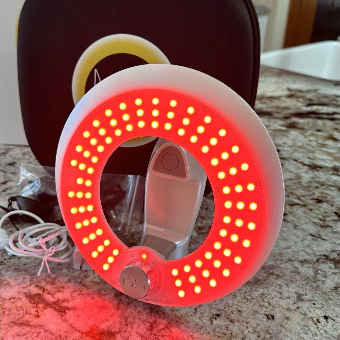 MM Skincare MMSPHERE 2GO Portable Rechargeable LED Therapy for Face/Neck
