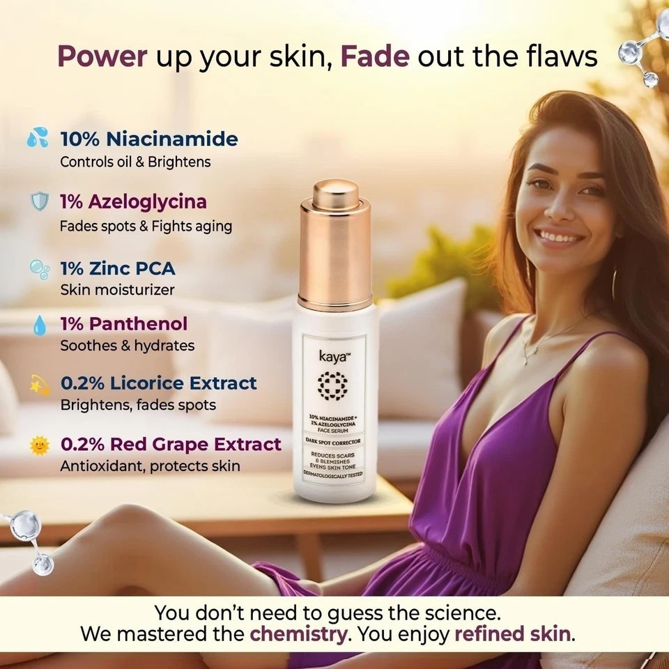 Kaya 10% Niacinamide + 1% Azeloglycina Serum 30ml