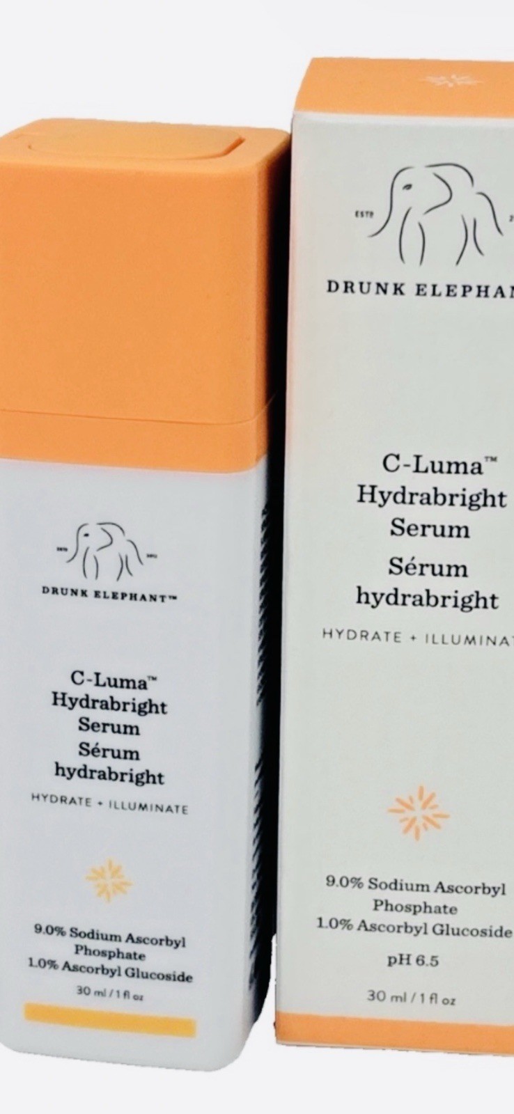 Drunk Elephant C-Firma 1 oz Vit C Serum – Premixed, Ready to Use –Single Bottle