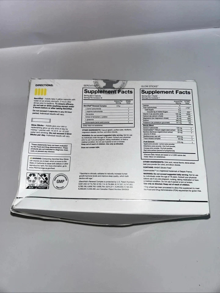 SeroVital Reverse The Signs of Aging Dietary Supplement – 120 Capsules