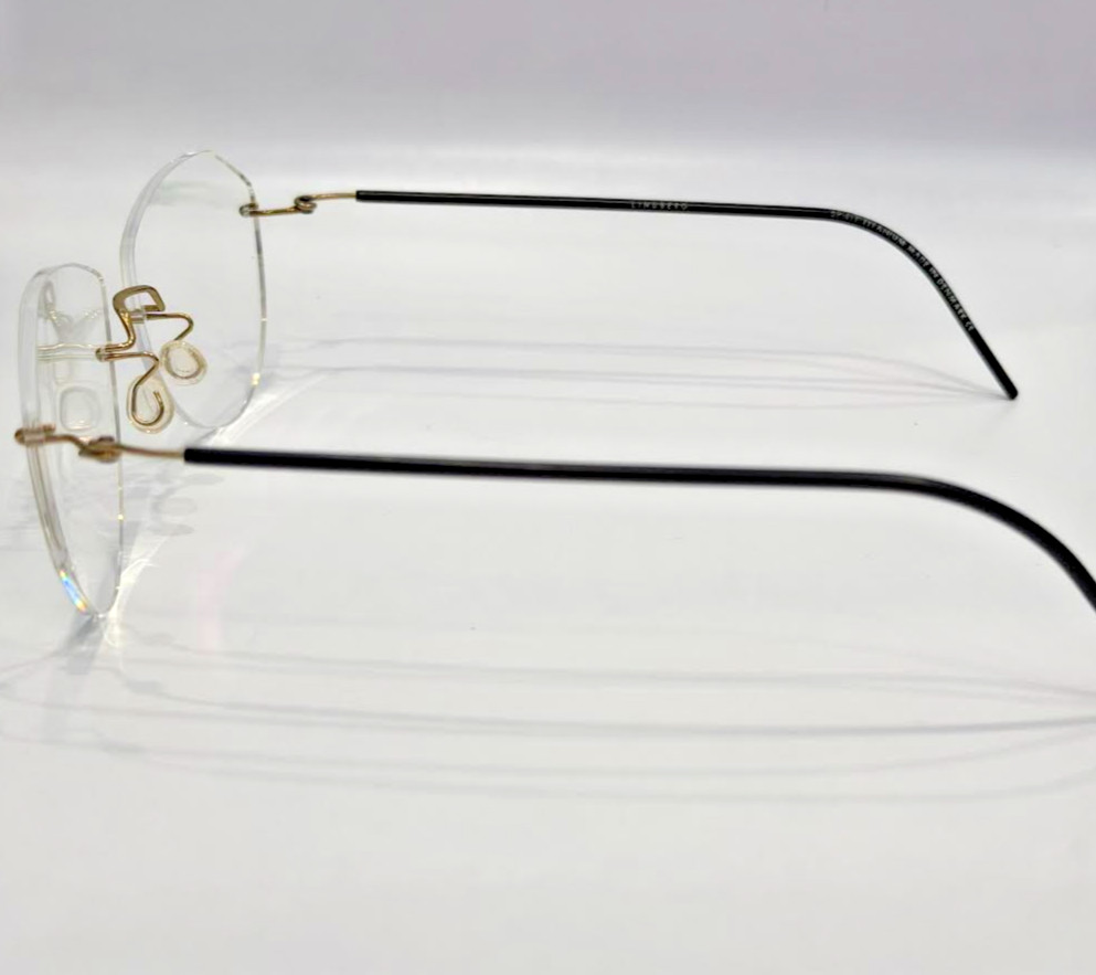 Lindberg Spirit Titanium™ 2370 Col. K24M Round Gold/Black 52 mm Eyeglasses