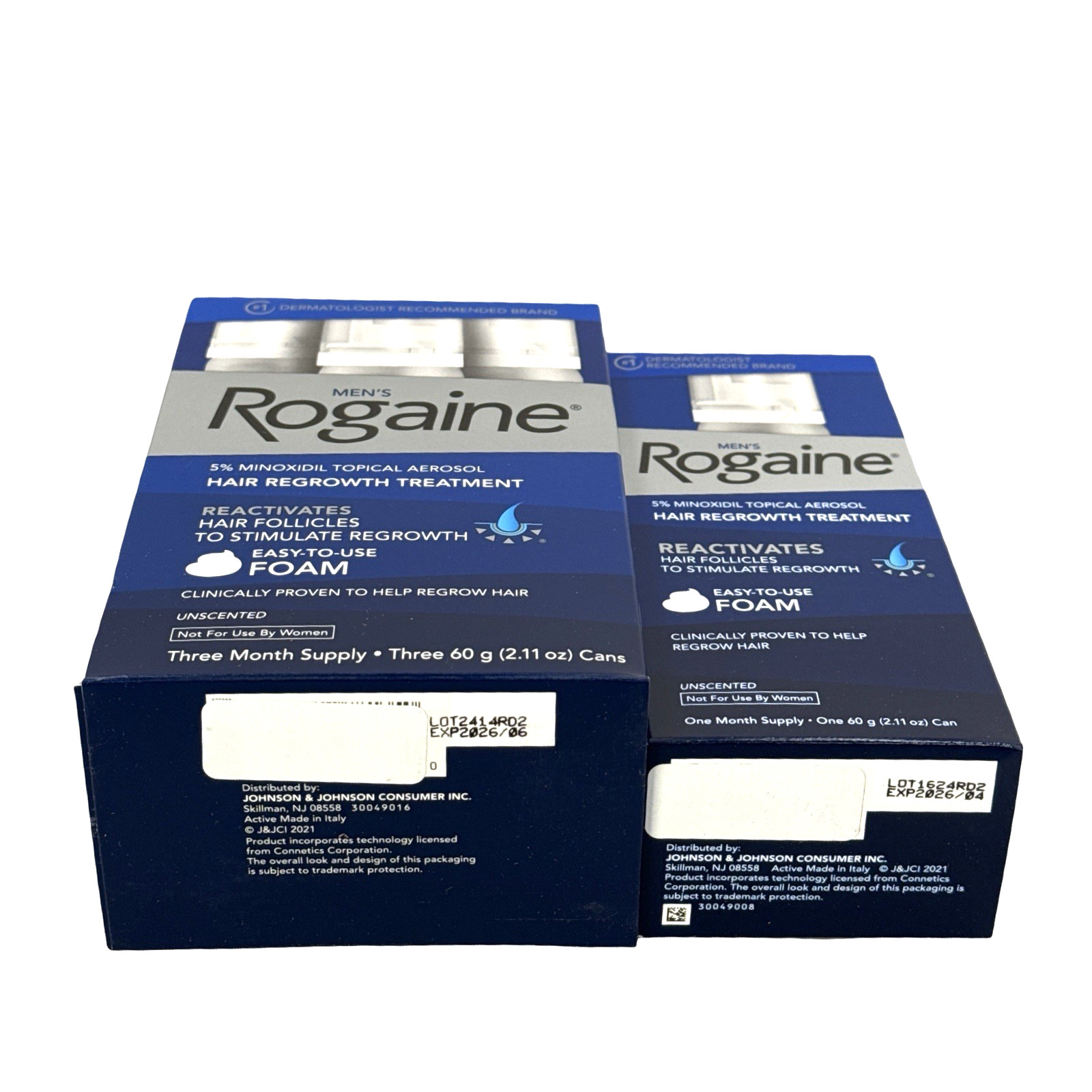 Rogaine Men’s 5% Minoxidil Foam Hair Regrowth Treatment 4×2.11 oz, Exp 04/2026