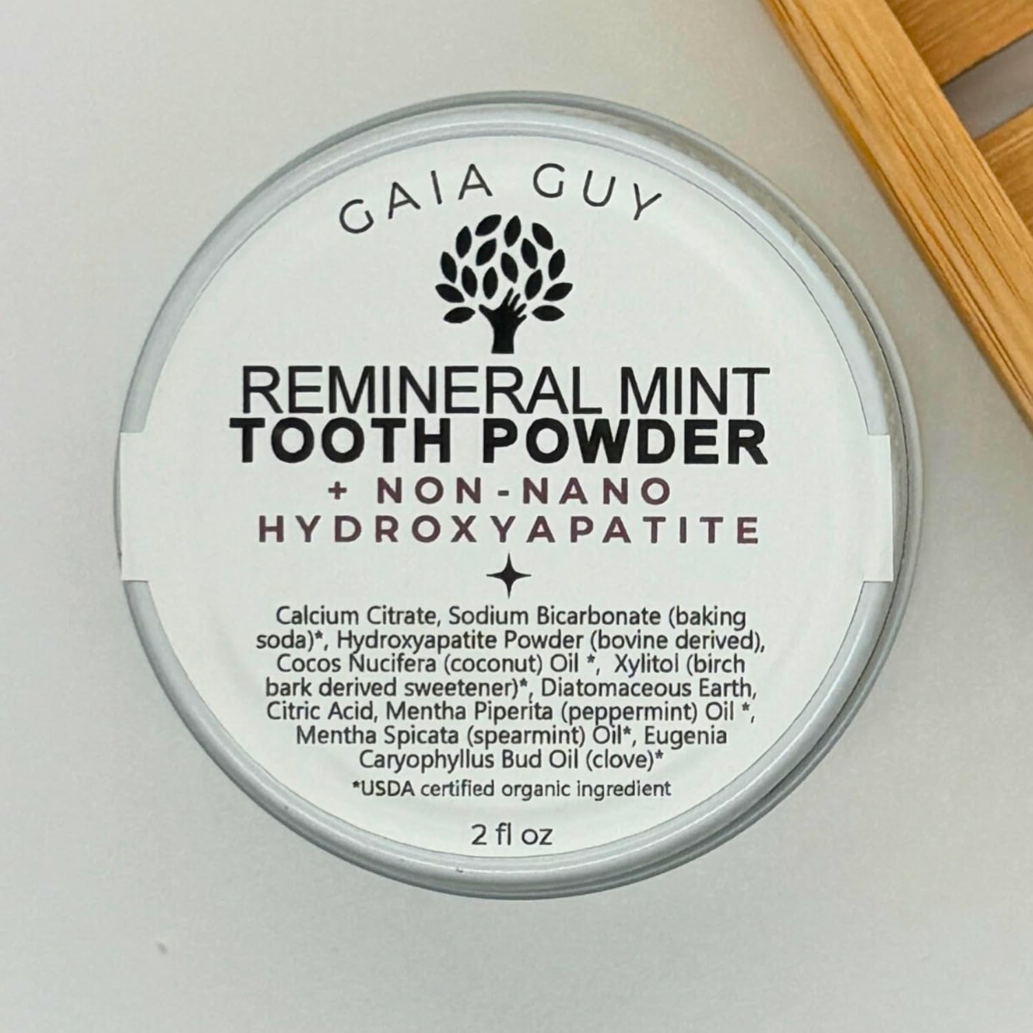 Remineral Mint Natural Tooth Powder + Naturally Sourced Hydroxyapatite – Plas…