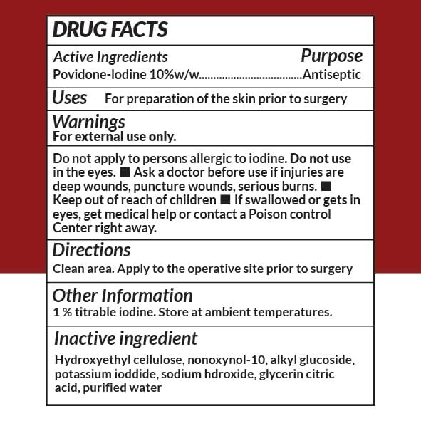 Ever Ready First Aid Povidone Iodine Wipes – 100 Count